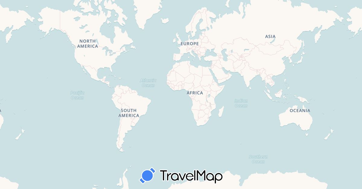 TravelMap itinerary: driving in United Arab Emirates, Afghanistan, Belgium, Bahrain, Switzerland, Germany, Djibouti, Algeria, Egypt, Western Sahara, Eritrea, Spain, Ethiopia, France, United Kingdom, Greece, Ireland, India, Iraq, Iran, Italy, Kuwait, Libya, Morocco, Mali, Mauritania, Niger, Nigeria, Netherlands, Oman, Portugal, Qatar, Saudi Arabia, Somalia, Chad, Turkmenistan, Tunisia, Yemen (Africa, Asia, Europe)